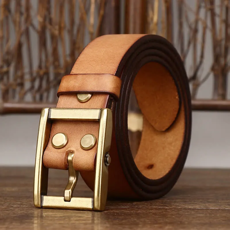 Men's Stud Detail Tough Guy Leather Belt sold by FloralTrip