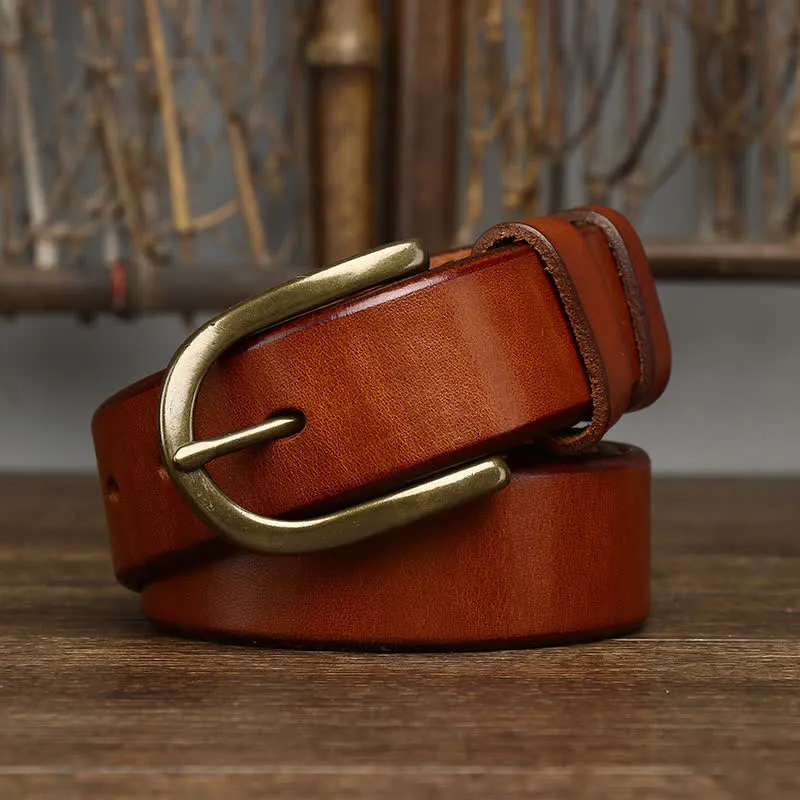 Men's Casual Smooth Glossy Leather Belt sold by FloralTrip product image thumbnail 5