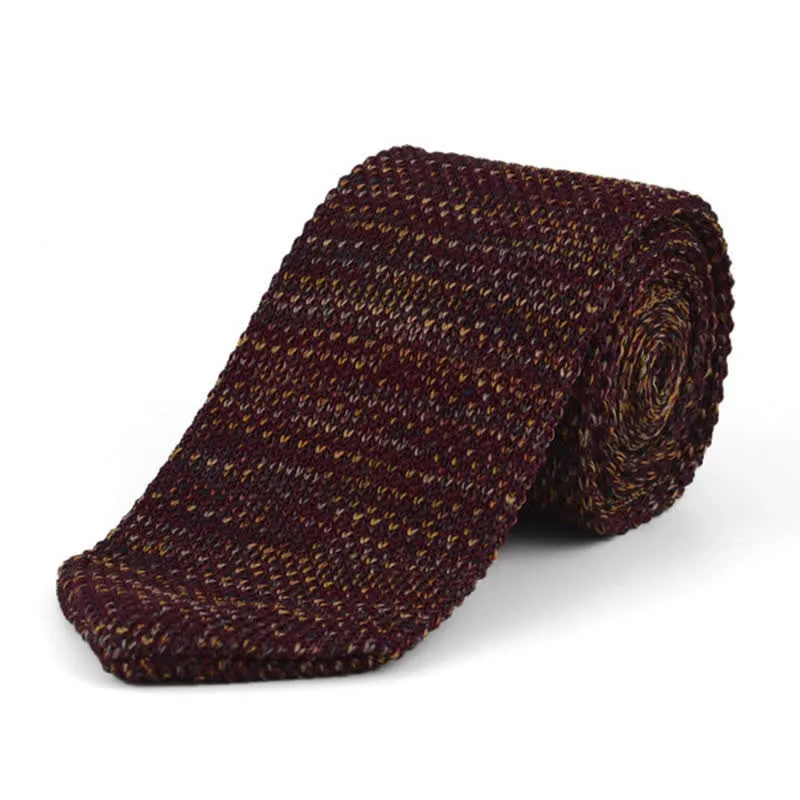 Men's Mixed Color Striped Knitted Necktie sold by FloralTrip product image thumbnail 2