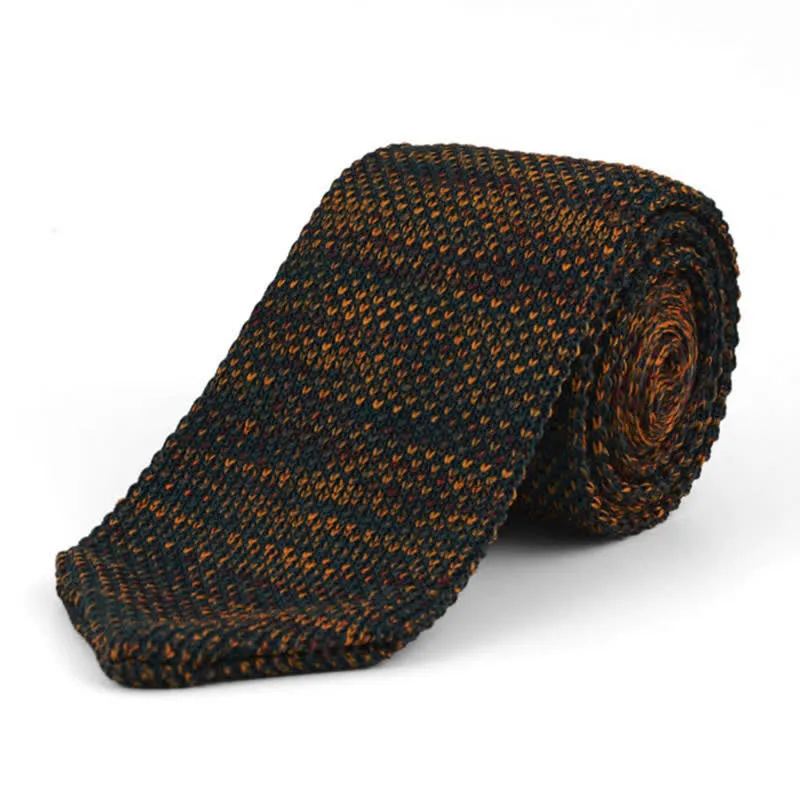 Men's Mixed Color Striped Knitted Necktie sold by FloralTrip product image thumbnail 3