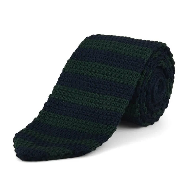 Men's Horizontal Stripes Knitted Necktie sold by FloralTrip product image thumbnail 3
