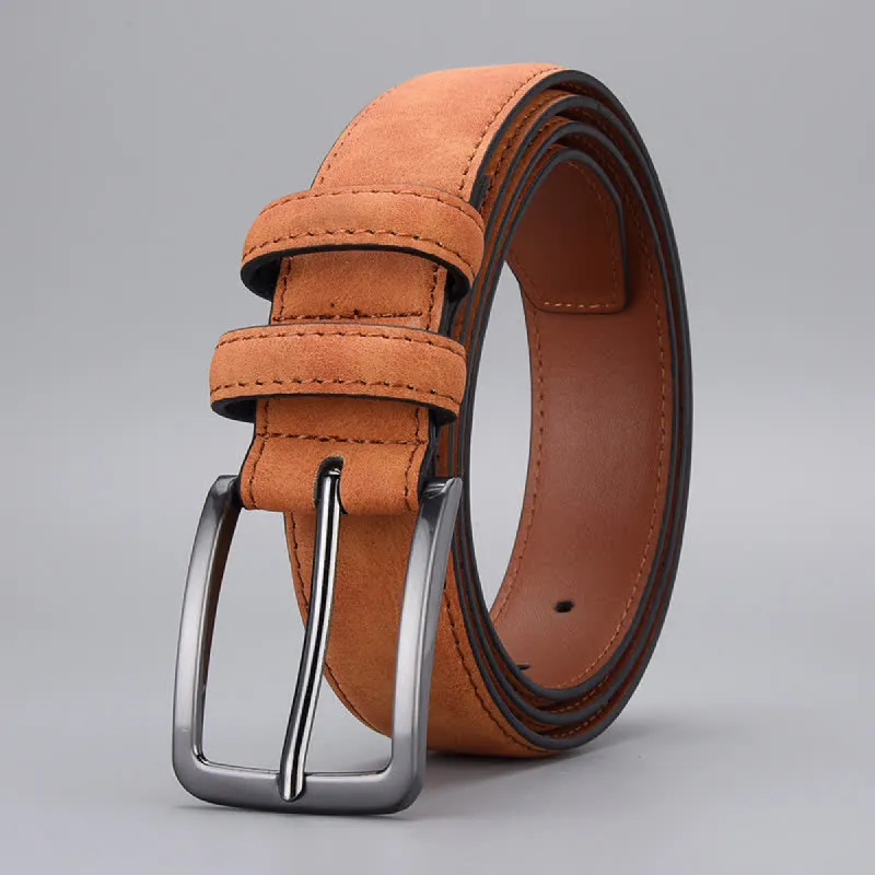 Men's Rugged Matte PU Leather Belt sold by FloralTrip