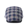Travel Casual Checkered Beret Flat Cap sold by FloralTrip
