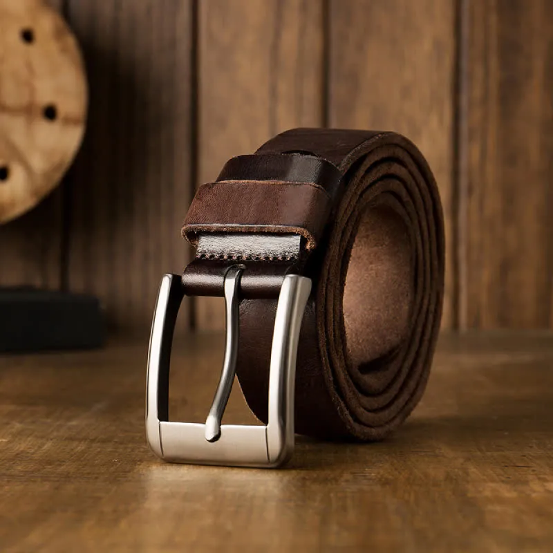 Men's Original Personalized Leather Belt sold by FloralTrip