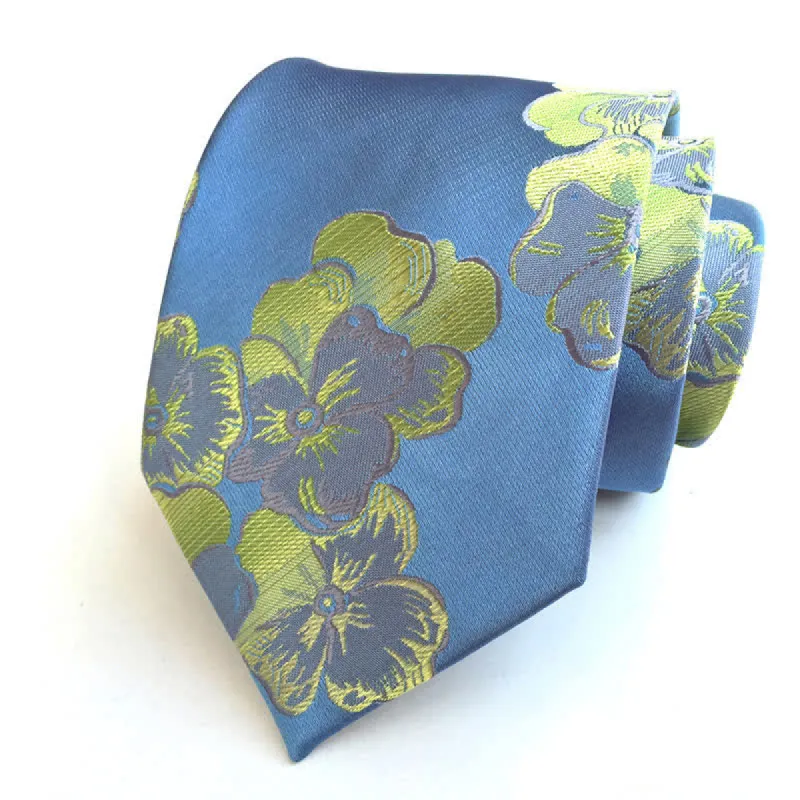 Men's Graceful Captivating Floral Necktie sold by FloralTrip