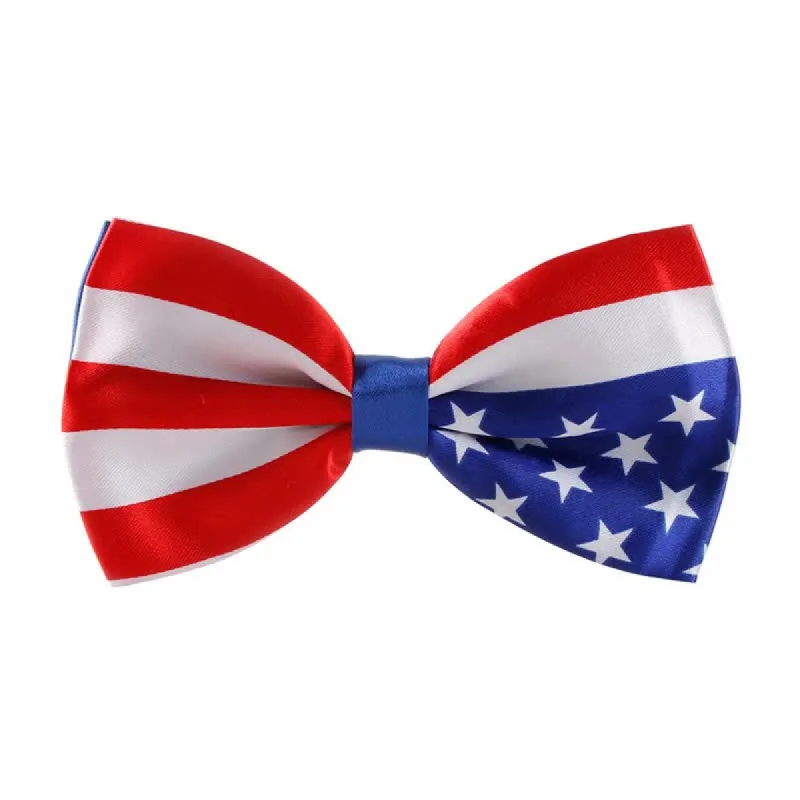 Men's Flag Patriotic Party Bow Tie sold by FloralTrip