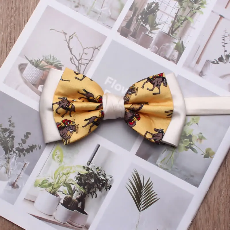 Men's Vintage Racehorse Shark Bow Tie sold by FloralTrip
