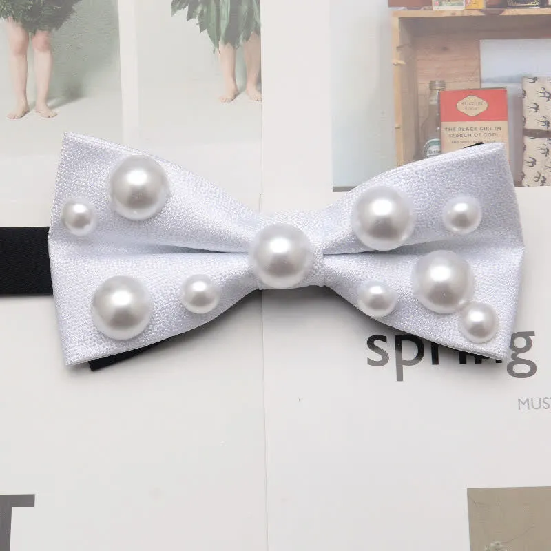 Artificial Pearls Dancing Party Bow Tie sold by FloralTrip product image thumbnail 2