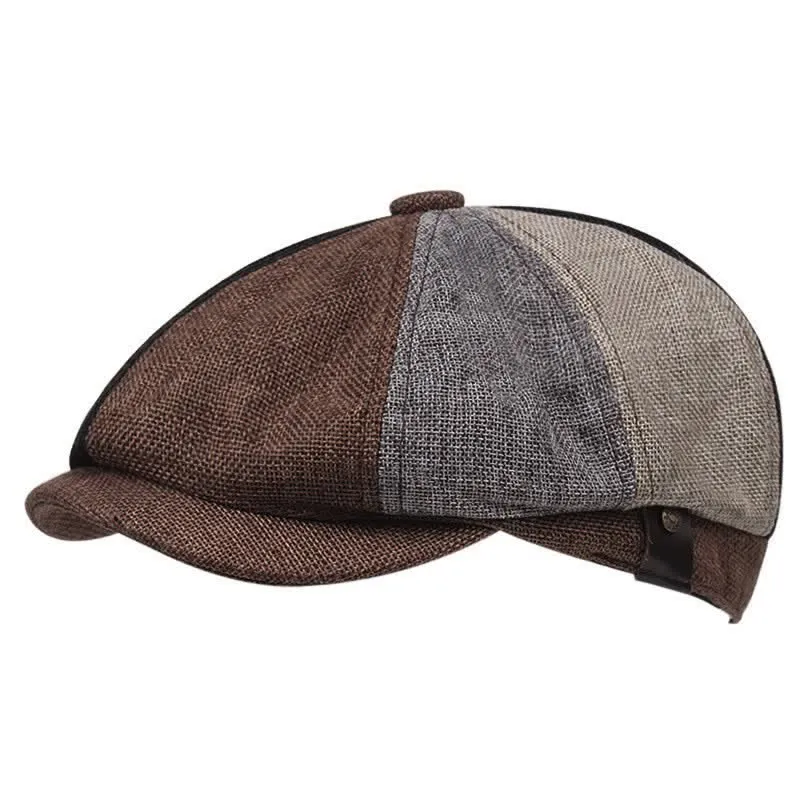 Casual Artist Linen Octagonal Beret Hat sold by FloralTrip