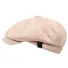 Casual Artist Linen Octagonal Beret Hat sold by FloralTrip