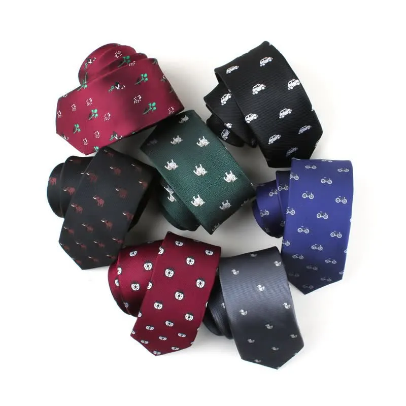 Men's Cute Cartoon Motifs Necktie sold by FloralTrip product image thumbnail 2