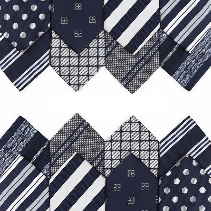 Men's Marine Blue Series Office Necktie sold by FloralTrip