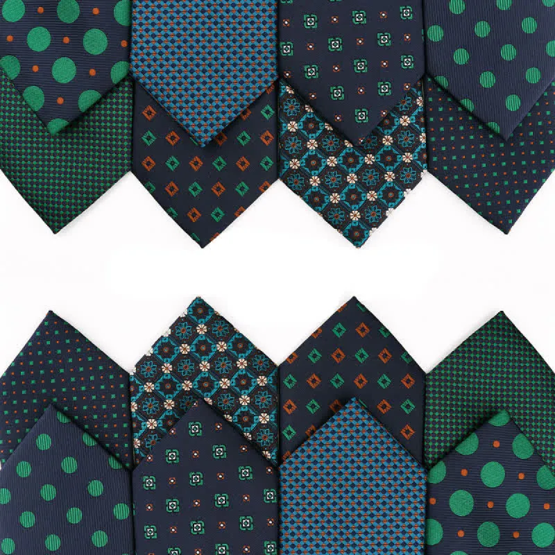 Men's Artsy Jasper Turquoise Series Necktie sold by FloralTrip