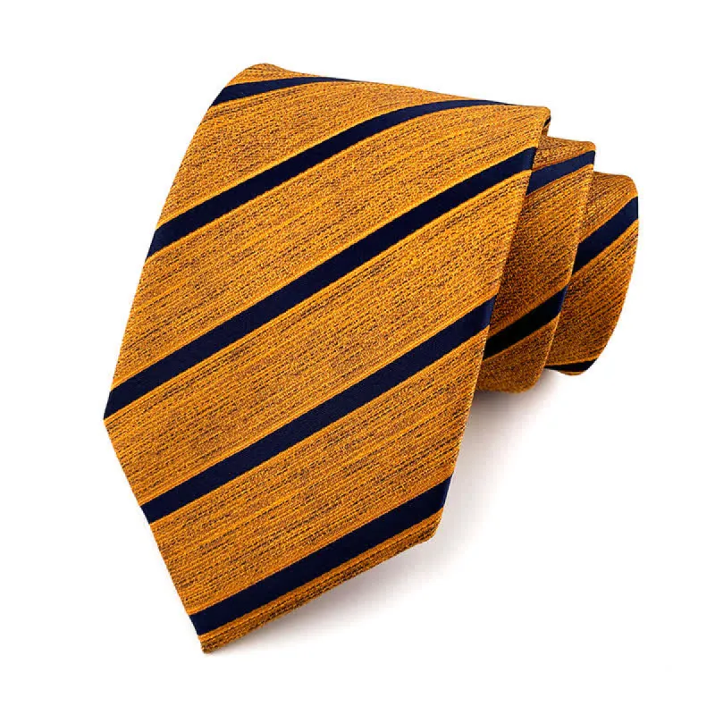 Men's Classic Thin Striped Necktie sold by FloralTrip