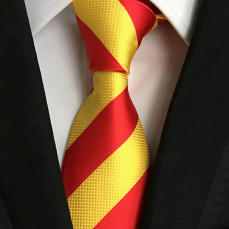 Men's Peppy Block Striped Necktie sold by FloralTrip