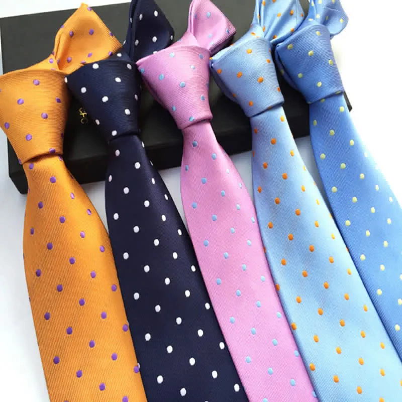 Men's Polka Dots Necktie sold by FloralTrip