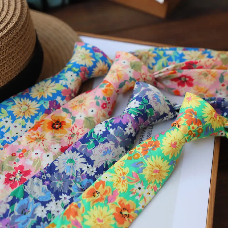 Men's Vintage Liberal Floral Necktie sold by FloralTrip