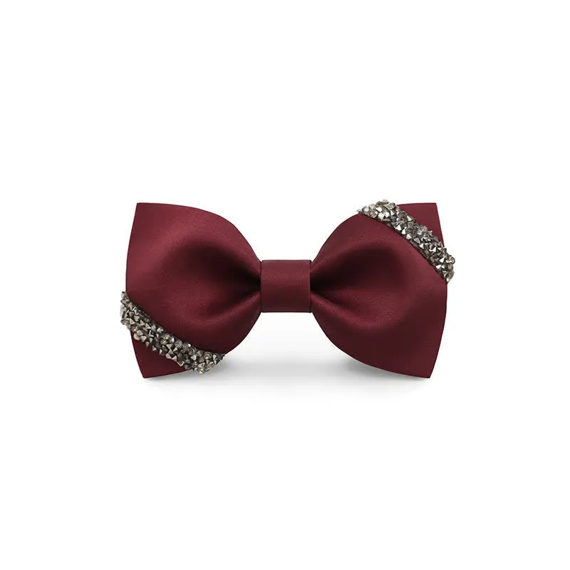 Men's Classy Rhinestone Wedding Bow Tie sold by FloralTrip
