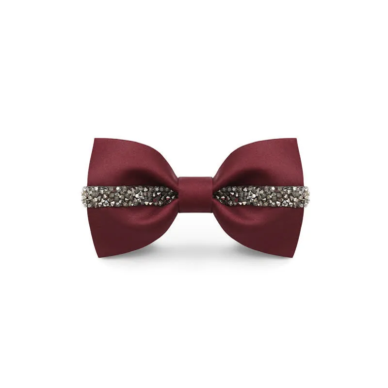 Men's Shining Chain Groom Bow Tie sold by FloralTrip