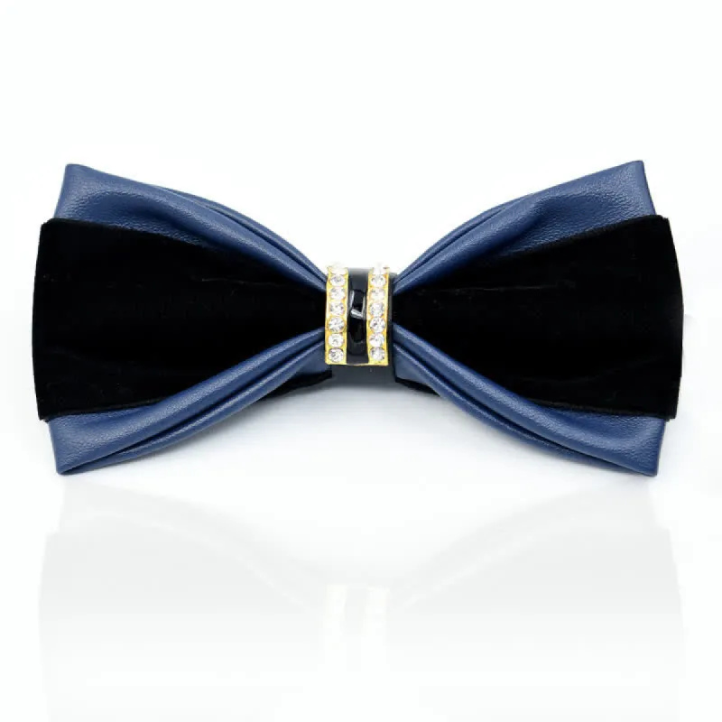 Men's Noble Classy Leather Bow Tie sold by FloralTrip