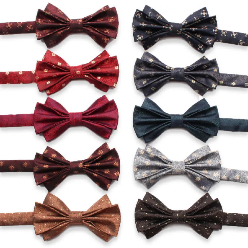 Men's Fangled Jacquard Texture Suit Bow Tie sold by FloralTrip