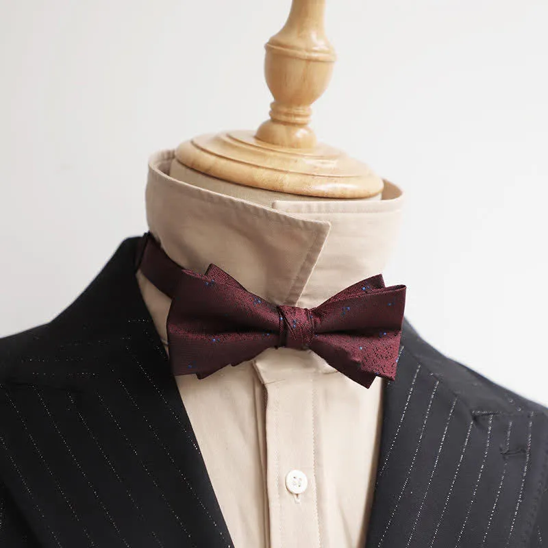Men's Burgundy Series Gentleman Bow Tie sold by FloralTrip product image thumbnail 5