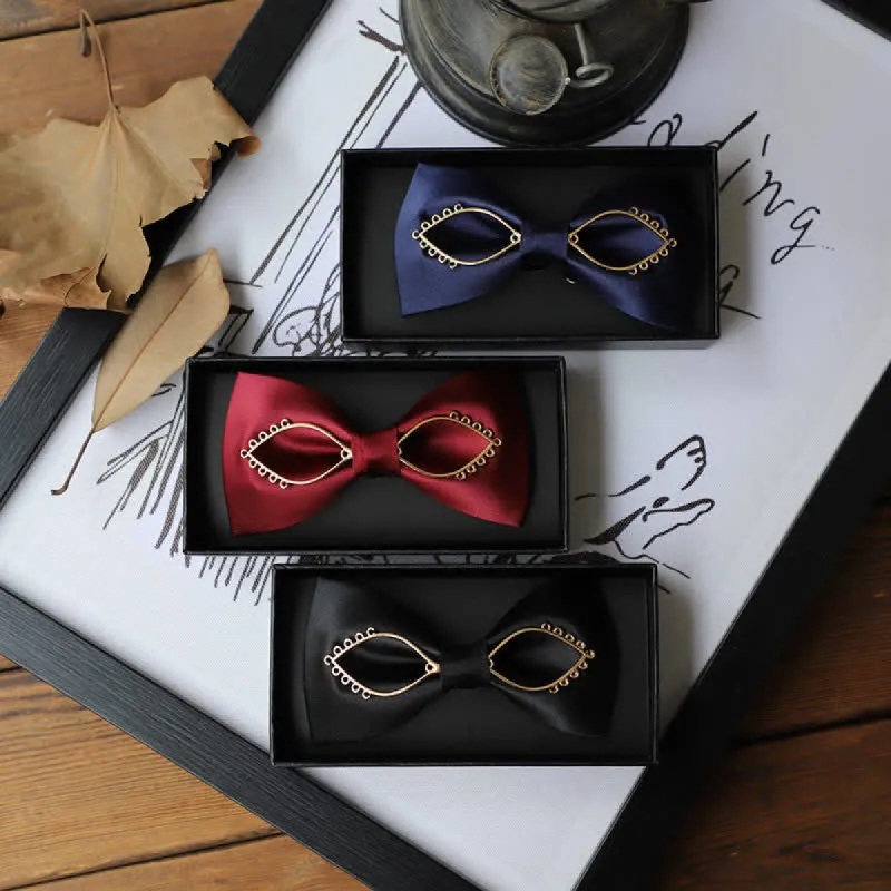 Men's Boldness Golden Eyes Bow Tie sold by FloralTrip