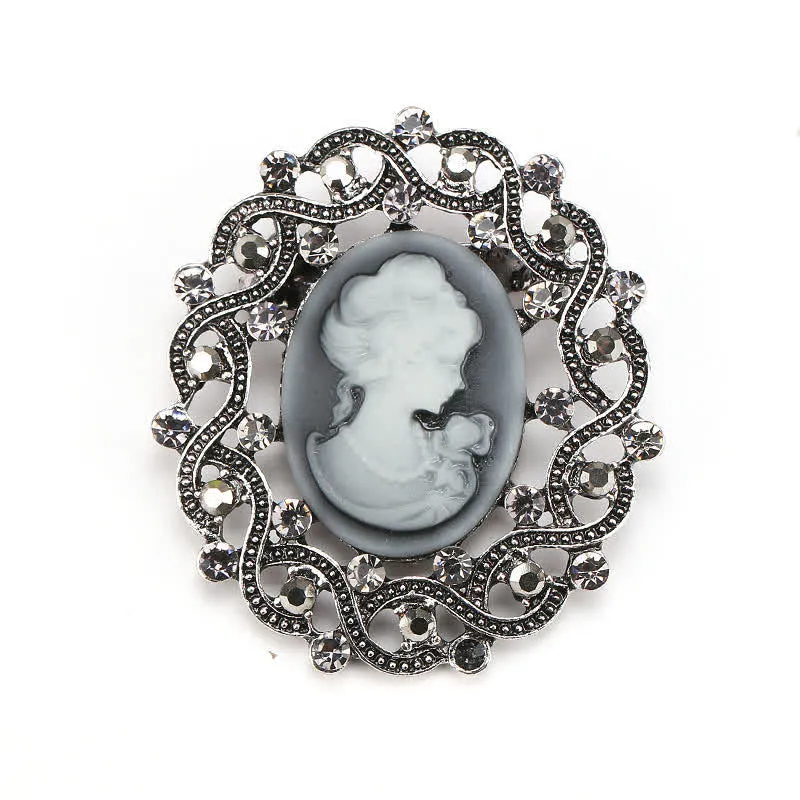 Women's Retro Century Queen's Cameo Brooch sold by FloralTrip product image thumbnail 4