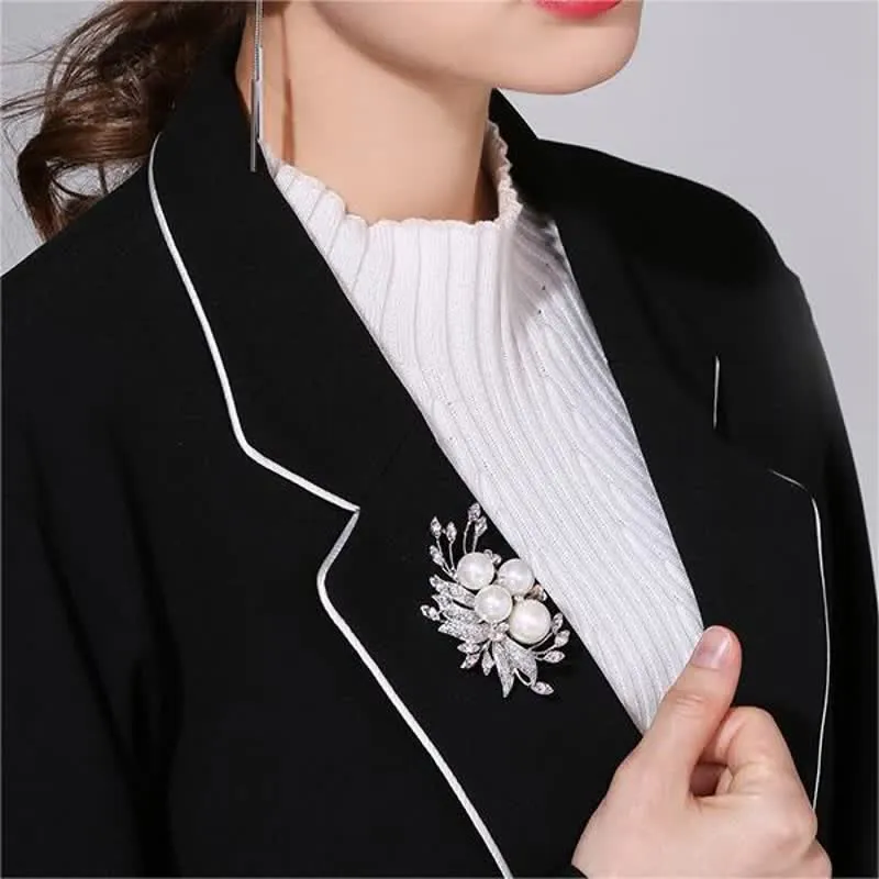 Women's Phoenixes Flower Pearl Brooch sold by FloralTrip product image thumbnail 3