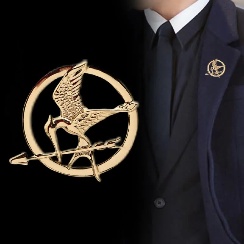 Men's Hunger Game Mockingbird Brooch sold by FloralTrip