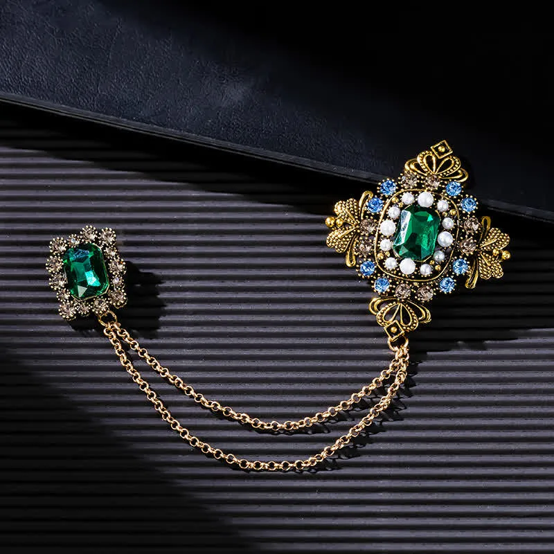 Women's Baroque Palace Chain Brooch sold by FloralTrip product image thumbnail 4
