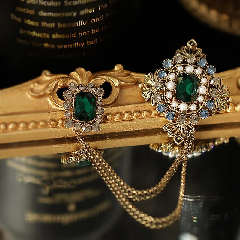 Women's Baroque Palace Chain Brooch sold by FloralTrip product image thumbnail 3
