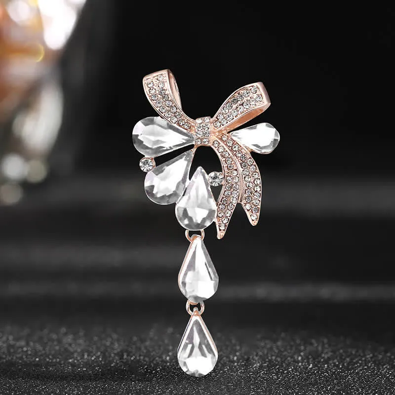Women's Novelty Teardrop Bowknot Brooch sold by FloralTrip product image thumbnail 4