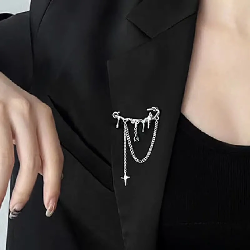 Women's Lava Drip Star Tassel Brooch sold by FloralTrip product image thumbnail 3