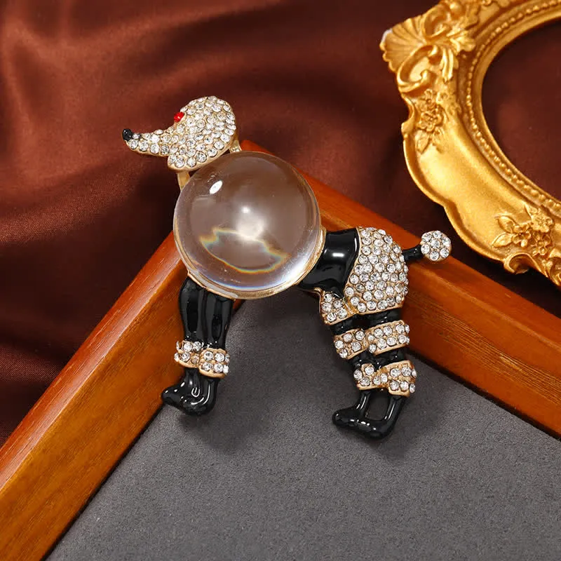 Women's Creative Jelly Belly Poodle Brooch sold by FloralTrip product image thumbnail 2