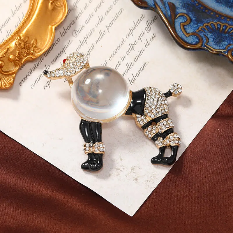 Women's Creative Jelly Belly Poodle Brooch sold by FloralTrip product image thumbnail 3