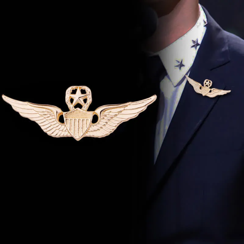 Men's Pilot Wing Badge Brooch sold by FloralTrip
