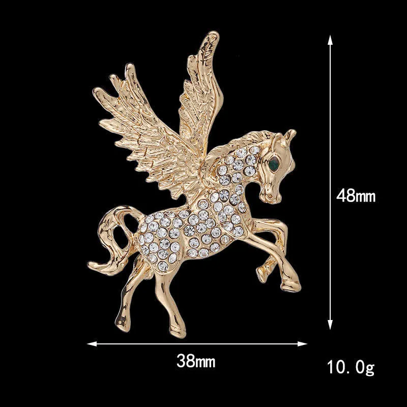 Men's Vintage Pegasus Wings Brooch sold by FloralTrip product image thumbnail 4
