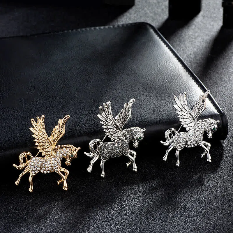 Men's Vintage Pegasus Wings Brooch sold by FloralTrip product image thumbnail 2