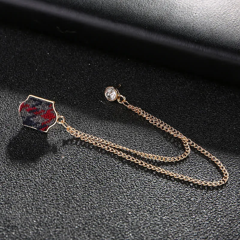 Men's British Cloth Personality Brooch sold by FloralTrip product image thumbnail 3