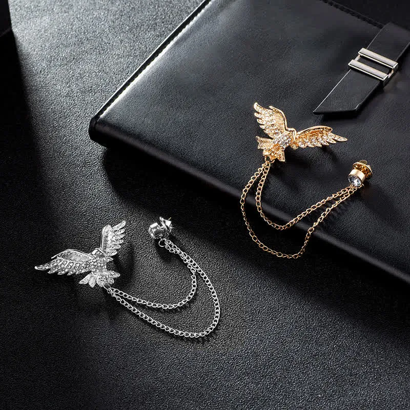 Men's Flying Eagle Chain Brooch sold by FloralTrip product image thumbnail 2