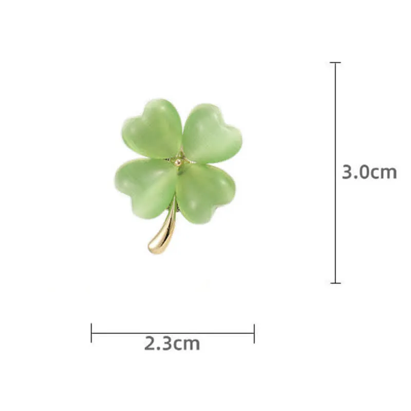 Women's Lucky Four-Leaf Clovers Brooch sold by FloralTrip product image thumbnail 5