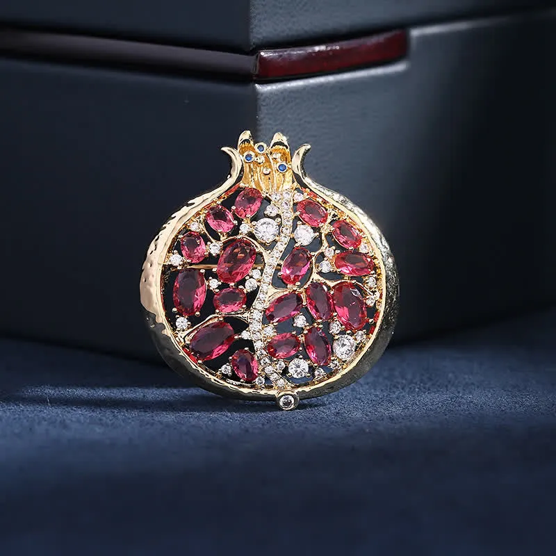 Women's Elegant Insect Pomegranate Brooch sold by FloralTrip
