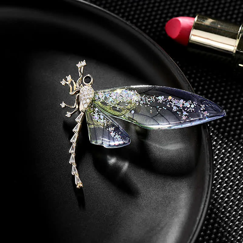 Women's Elegant Insect Dragonfly Brooch sold by FloralTrip product image thumbnail 4