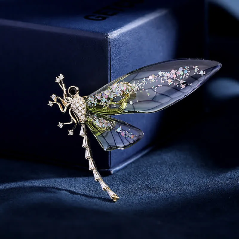 Women's Elegant Insect Dragonfly Brooch sold by FloralTrip