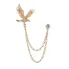 Men's Soaring Eagle Rhinestones Brooch sold by FloralTrip
