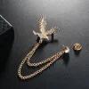 Men's Soaring Eagle Rhinestones Brooch sold by FloralTrip