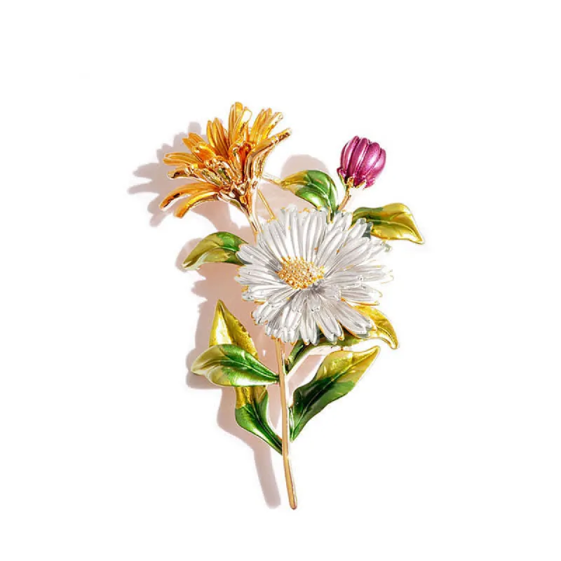 Women's Creative Floral Daisy Brooch sold by FloralTrip