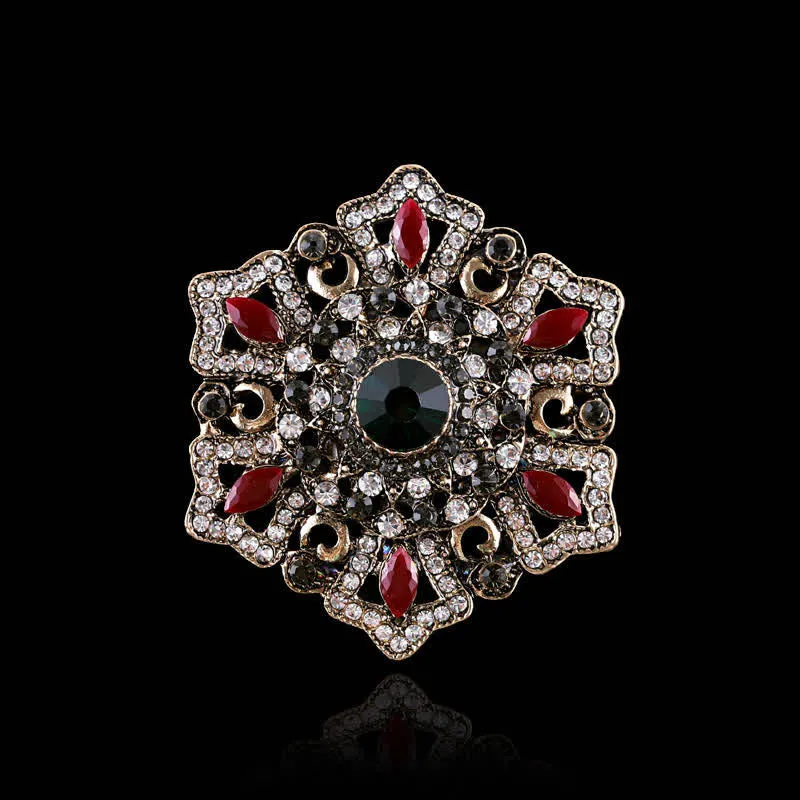 Women's Baroque Palace Crystal Brooch sold by FloralTrip product image thumbnail 5
