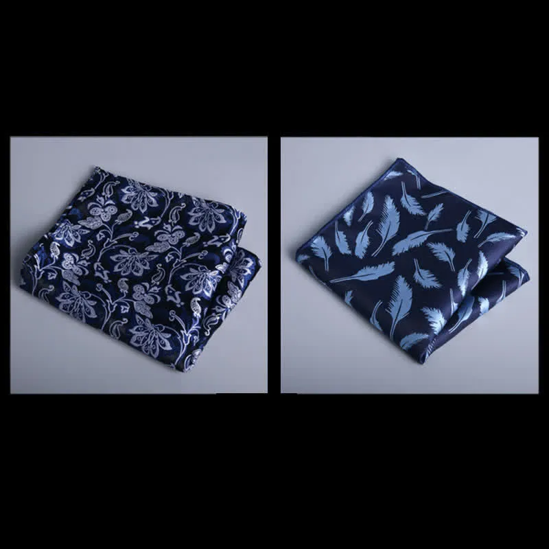 8Pcs Navy Leaves Flower Vogue Necktie Bow Ties Gift Box sold by FloralTrip product image thumbnail 3